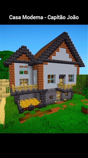 Como construir uma Casa Medieval Européia no Minecraft!