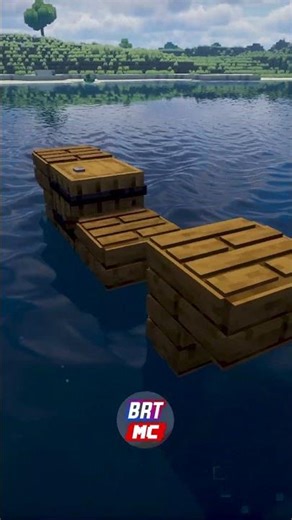 Minecraft How To Make Easy Mini Ship #minecraft #minecraftshorts #minecrafttutorial