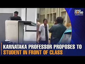 Karnataka professor proposes to student in front of class, beaten with slippers
