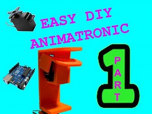 Part One - How to Make a Mini Homemade Animatronic | Arduino and 3D Printing | Beginner Robotics