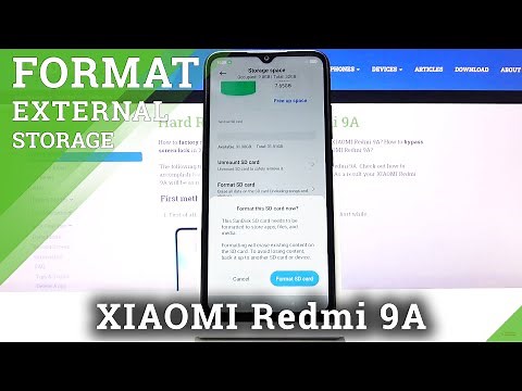 How to Format SD Card in Xiaomi Redmi 9A – Erase SD Card Data