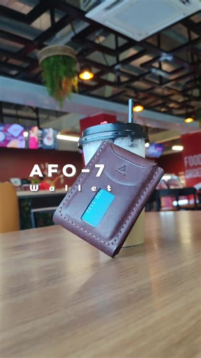 AFO 7 Leather Wallet: Durable and Stylish