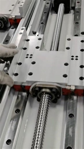 mounting high precision ball screw linear motion module #linearactuator #manufacturingprocess