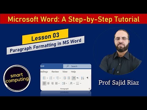 Paragraph Formatting in Microsoft Word | A Step-by-Step Tutorial For Beginners