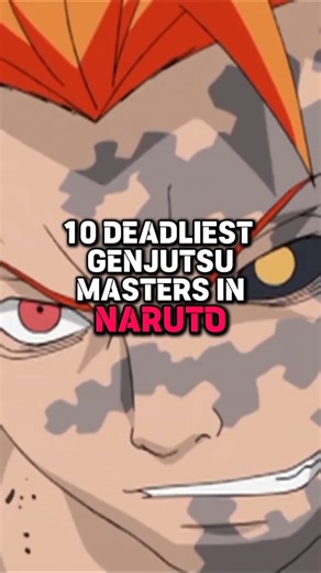 10 Deadliest Genjutsu Masters in Naruto 💀 #naruto #anime