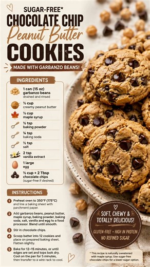 Sugar Free Peanut Butter Cookie Recipe with Surprise ingredients #mariamenounos