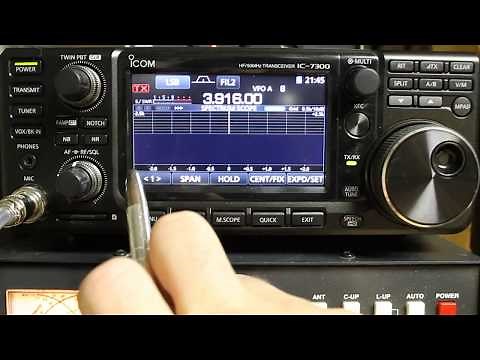 Icom IC-7300 Tips and Tricks - Using Band Edges and Setting Up The Waterfall