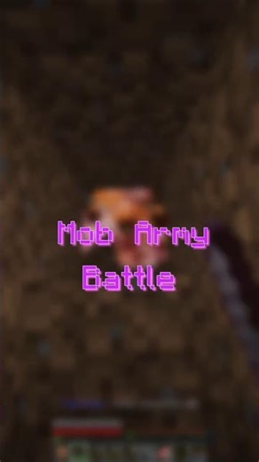 Minecraft Challenge Mob Army Battle