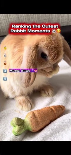 Top 5 Cutest Bunny Moments 🐰✨ Which one is your favorite? #funny #rabbit #bunny #viral #trending