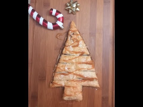 Nutella Christmas Tree Puff Pastry 🎄 | Easy Step-by-Step Recipe