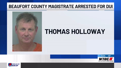 Beaufort County magistrate arrested for DUI