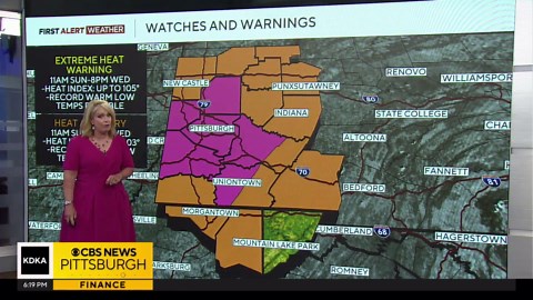 KDKA-TV Evening Forecast (6/24)