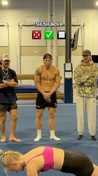 Skills our husbands can’t name😂 #shorts #gymnast #funnyfails #husbandwife