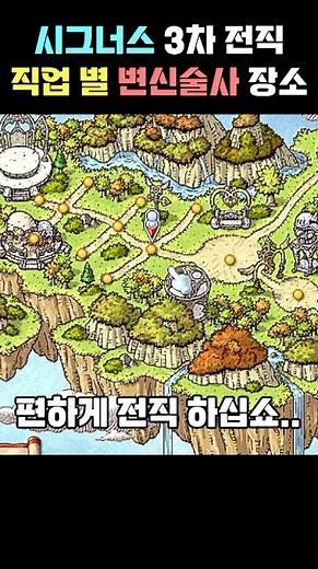 Maple Planet Cygnus 3rd Job Change Shapeshifter Locations by Class