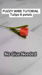 Fuzzy Wire Flower Tutorial (Tulips 6 Petals No Glue Needed) #fuzzywireflower #pipecleanerflowers #tutorial #tutorialsvideos #flowers #flowermaking #tulips #realistic #reelsvideoシ #reelsviralシ #trendingreelsvideo #trendingvideo #trendingnow #viralvideo #crafting #handmade #craft #handmadewithlove | It's all about Arts