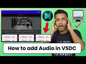 How to add audio in vsdc free video editor | add music and sound vsdc