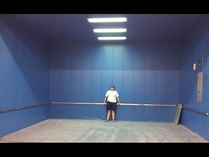 HUMONGOUS! Dover Hydraulic Freight Elevator in Austin, TX. with Custom Impulse fixtures