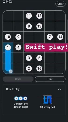 LinkedIn Zip #178 Today's Solution #zip #puzzle #connectthedots #11thsep25