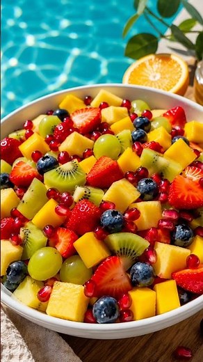 🍓🍍 Salade de Fruits au Miel 🍯 | Recette Fraîche, Saine et Facile d’Été ☀️