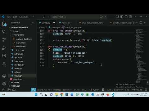 208. connect views function with html using render function