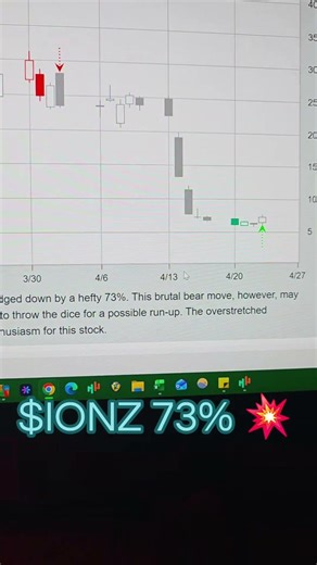 $IONZ 73% 💥