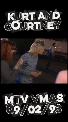 Kurt And Courtney MTV VMAs 09/02/1993 #nirvana #kurtcobain #shorts