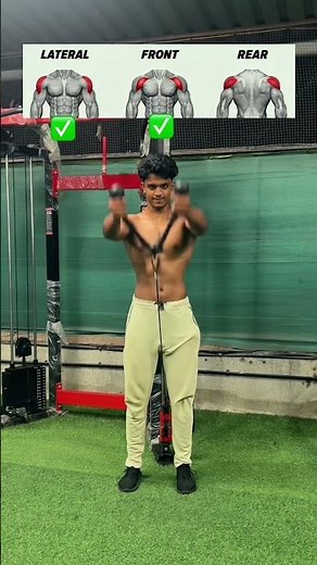 Full Shoulder Workout With One Cable (Hit All 3 Delts)