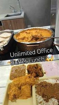 Unlimited Office Buffet Lunch 🤯 #shorts