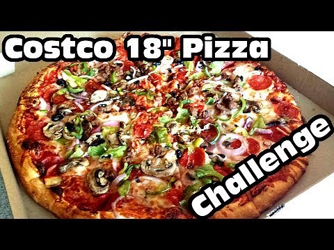Entire Costco Pizza Challenge