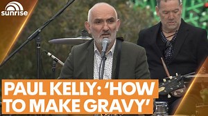 Paul Kelly performs 'How to Make Gravy' live in Melbourne's Federation Square