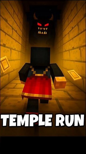 Temple Run 2 ❌️ Minecraft Run ✅️