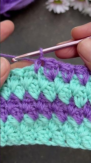 Wow 😮 super beautiful crochet two color pattern blanket pattern