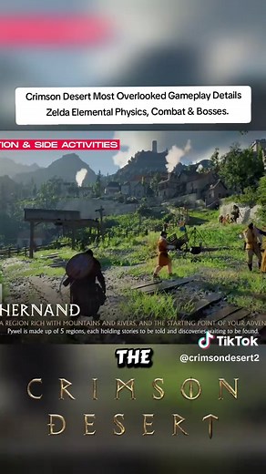 Crimson Desert Most Overlooked Gameplay Details, Zelda Elemental Physics, Combat & Bosses #crimsondesertbosses #crimsondesertfirstimpressions #bossfight #gameplay