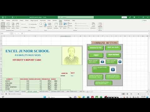 EXAM ANALYSIS SYSTEM_FULLY AUTOMATED EXCEL FUNCTIONS AND VBA APPLICATION