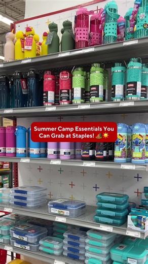 Get Summer Camp ready with Staples! From lunch bags and leakproof water bottles to travel minis, backpacks, and sunnies—Staples makes packing for camp way easier (and way more fun)! Tag a parent who’s in full camp prep mode! 👇 #StaplesCanada #WorkLearnGrow #RoadtripEssentials #TravelMustHaves #SummerTravel