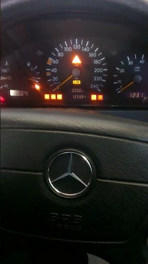 Mercedes Benz C180 C200 W202 service light reset