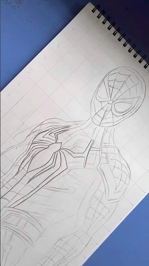 Spider man Brand New Day outline tutorial ✍️ #spiderman #outline #drawing #shorts #trending #viral