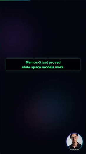 Mamba-3: The Model Architecture Built for AI Agents (Not Training - Inference)