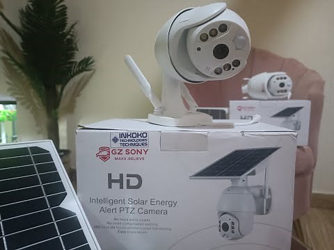 Review and Setup Of 4G Intelligent Alert Solar Energy Alert PTZ Camera.