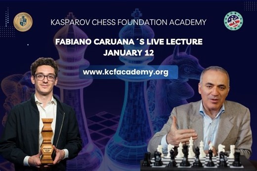 Fabiano Caruana: live lecture at KCF Academy