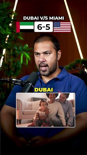 Dubai v/s Miami #shorts