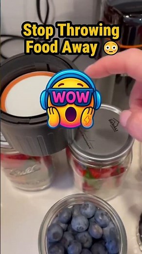 Stop Throwing Food Away 😳 | Mason Jar Vacuum Sealer