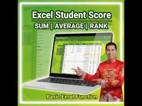 How to Create Student Score System in Excel (Khmer Tutorial)