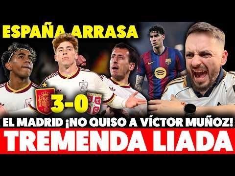 🤬What a mess by Real Madrid!! They got rid of Víctor Muñoz and it turns out he's a star! Spain 3-...