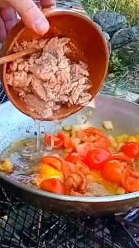 Authentic Italian Tuna Pasta | Bushcraft Cooking