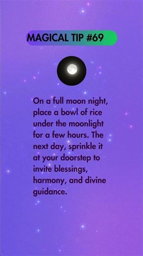 Magical Tip 69 Full moon ritual