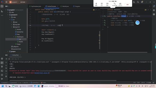 02多态向下转型
