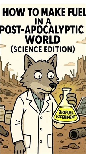 How to Make Fuel in a Post-Apocalyptic World #shorts #science