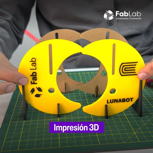 #ContiLab ¿De pequeño soñaste con construir tu propio robot?🤖💡 En nuestro FabLab U.Continental haremos tu sueño realidad. Te ayudaremos a llevar tu creatividad y habilidades al siguiente nivel, creando un robot desde la fabricación de piezas con corte láser o impresión 3D, hasta el ensamblaje. ¡Ven y comienza a crear tu propia historia en nuestro FabLab! 👉https://bit.ly/ContiLab_UC. | Universidad Continental