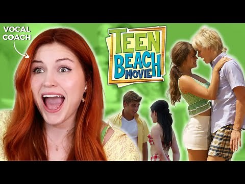 Vocal coach reacts to TEEN BEACH MOVIE